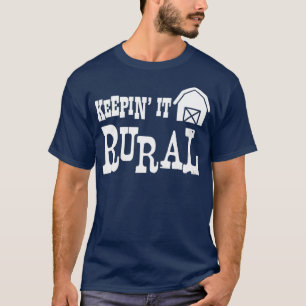 Camiseta Mantenha-A Engraçada E Engraçada Fazenda Camarada