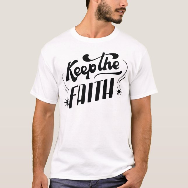 Camiseta Mantenha A Fé (Frente)