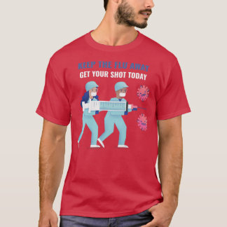 Camiseta Mantenha a gripe longe