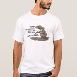 Camiseta Mantenha a Ilha Limpa Plástico Não Está no Meu Car