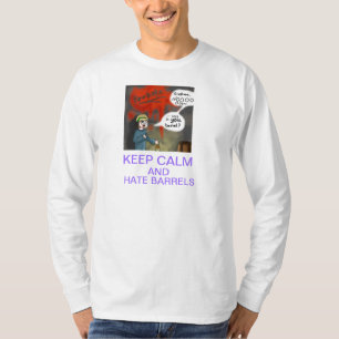 Camiseta Mantenha a luva longa calma de PewDiePie