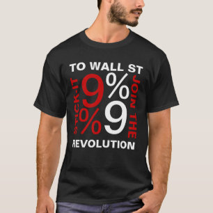 CAMISETA MANTENHA-A NA RUA DE PAREDE 99%