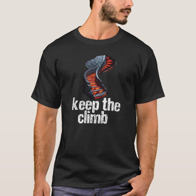 Camiseta Mantenha a subida (Frente)