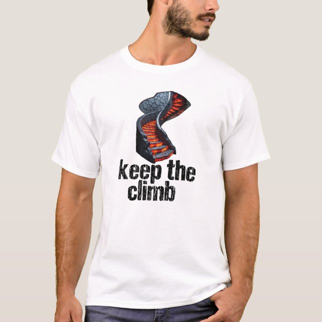Camiseta Mantenha a subida (Frente)