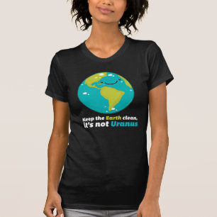 Camiseta Mantenha a terra limpa