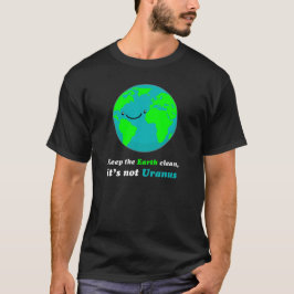 Camiseta Mantenha a terra limpa