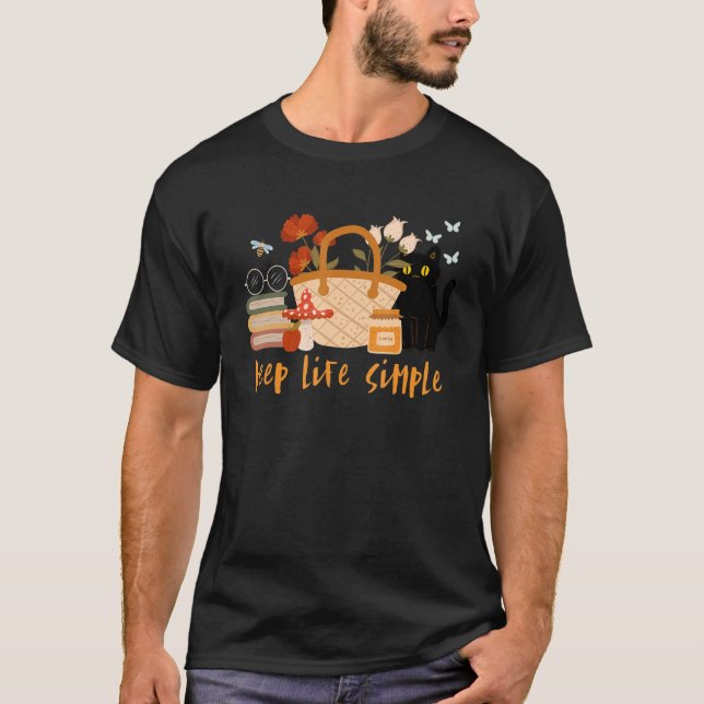 Camiseta Mantenha a vida simples (Frente)