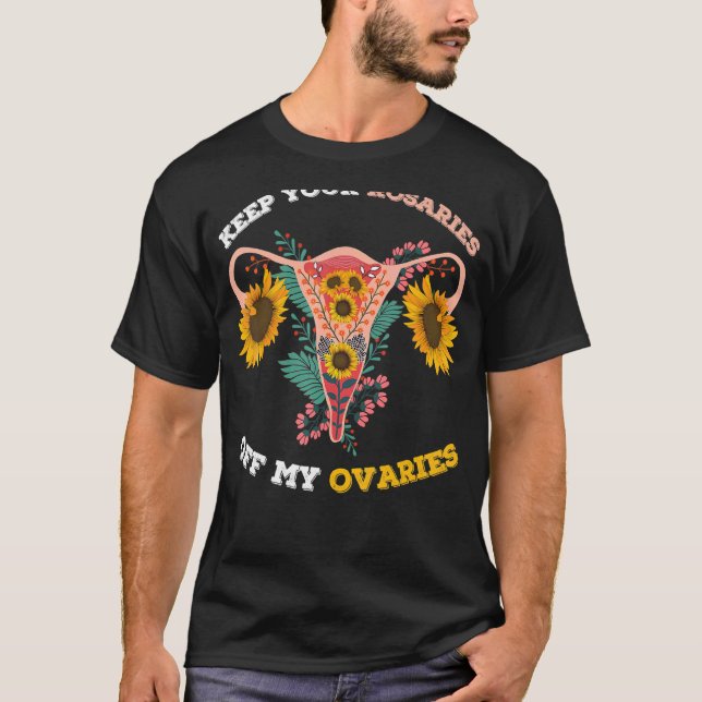 Camiseta Mantenha As Suas Rosárias Fora Do Meu Programa De  (Frente)