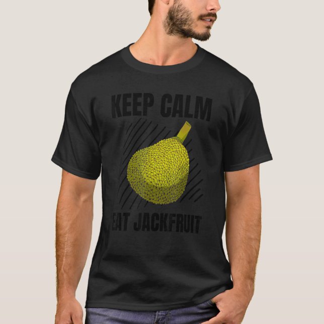Camiseta Mantenha Calma Coma Jackberry Vintage Grunge Jackb (Frente)
