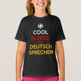 Camiseta Mantenha Calma e Fale Alemão