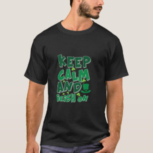 Camiseta Mantenha Calma E Irlandês Ligados
