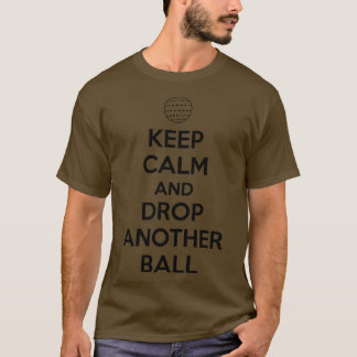 Camiseta Mantenha calma golfe 1