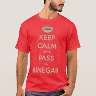 Camiseta Mantenha calmo e passe a Dinamarca Binegar