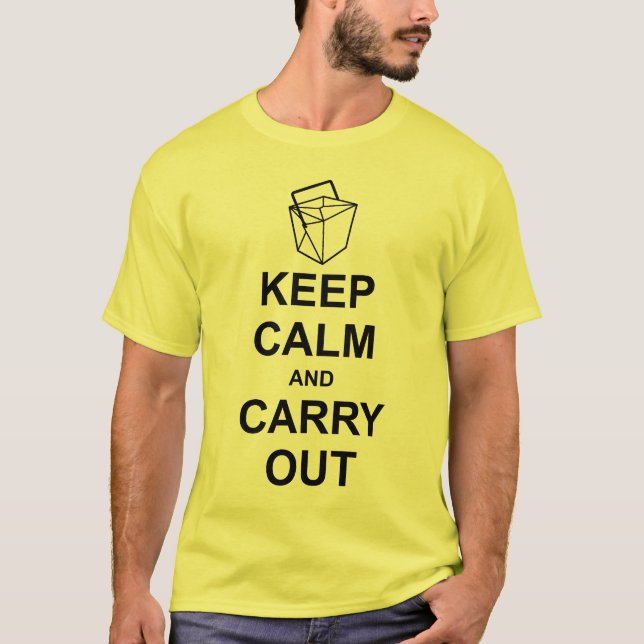 Camiseta Mantenha calmo e realize o t-shirt (Frente)
