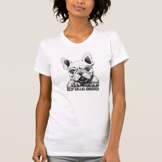 Camiseta Mantenha Dallas Smushed! Short o T do pelotão do
