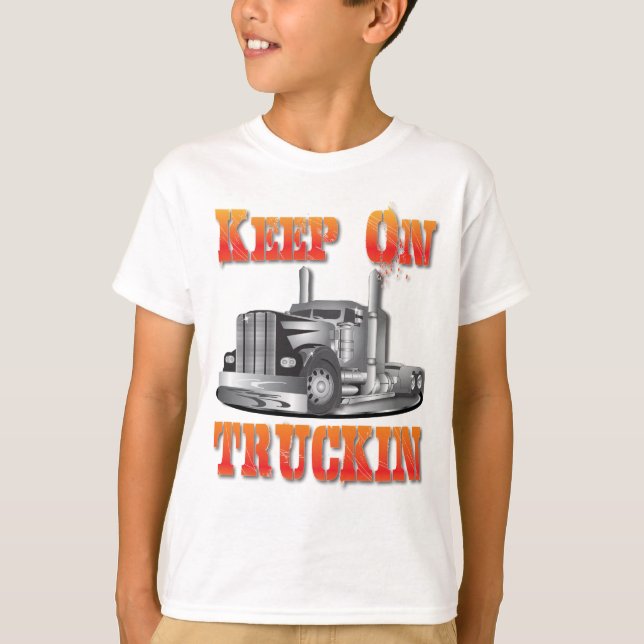 Camiseta Mantenha em Truckin (Frente)