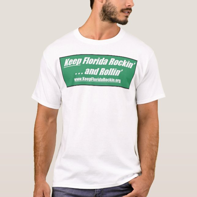Camiseta Mantenha Florida Rockin & Rollin (Frente)