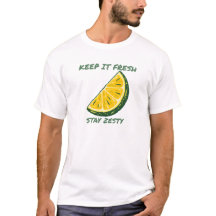 Mantenha Fresco Fique Zesty Limão Cítrico Fruta En