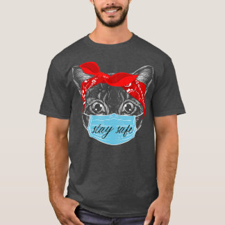 Camiseta Mantenha Gatinho Gato Distante com Cara de Proteto