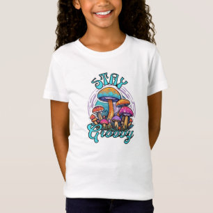 Camiseta Mantenha Groovy Mushroom T-Shirt