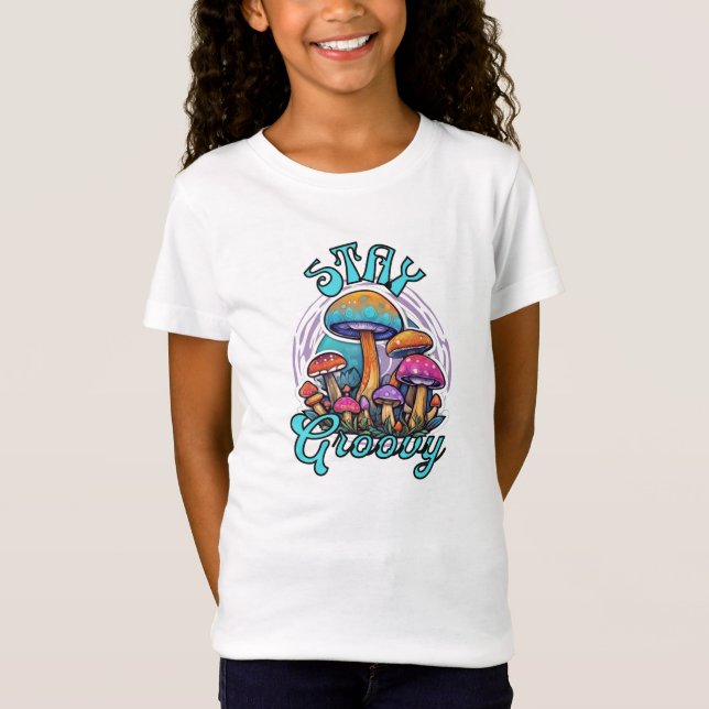 Camiseta Mantenha Groovy Mushroom T-Shirt (Frente)