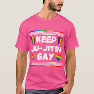 Camiseta Mantenha Jiu Jitsu Gay Shirt Lgbt Orgulho gay Mês