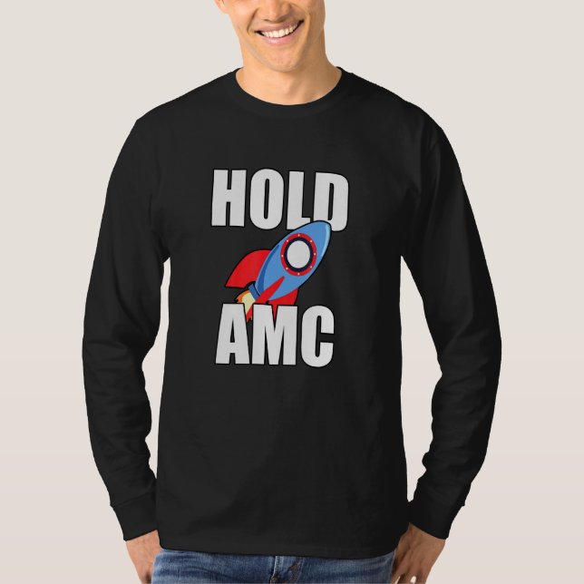 Camiseta Mantenha Macacos De Estoque Amc Na Afinação Curta  (Frente)