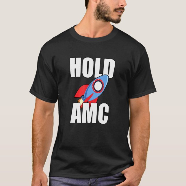 Camiseta Mantenha Macacos De Estoque Amc Na Afinação Curta  (Frente)