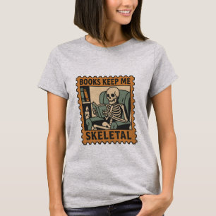 Camiseta Mantenha-me Esqueletal - Leitura de Esqueleto