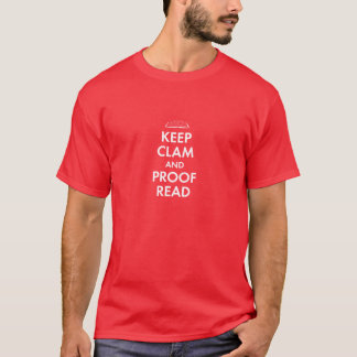 Camiseta Mantenha moluscos e corrija-os
