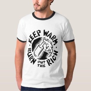 Camiseta MANTENHA MORNO - para queimar os RICOS!