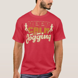 Camiseta Mantenha o Clam a ir corrida 2