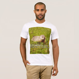 Camiseta Mantenha o espírito do t-shirt do dia de Groundho