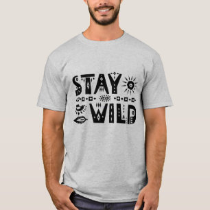 Camiseta Mantenha o espírito livre selvagem
