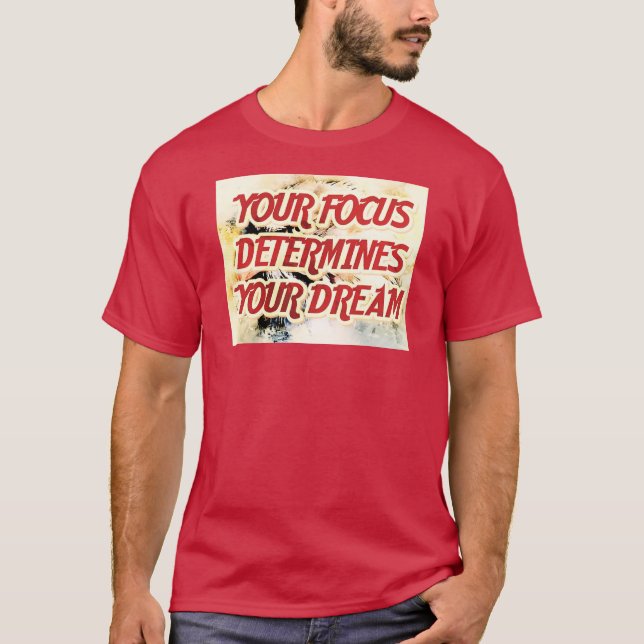 Camiseta mantenha o foco (Frente)