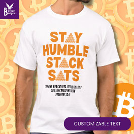 Camiseta MANTENHA O HUMBLE STACK SATS O INVESTIDOR Personal