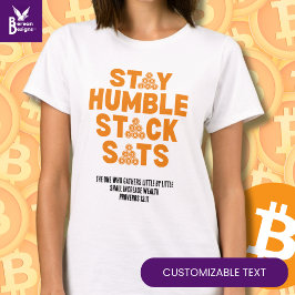 Camiseta MANTENHA O HUMBLE STACK SATS O INVESTIDOR Personal