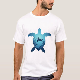 Camiseta Mantenha O Mar Livre De Plástico Salve As Tartarug