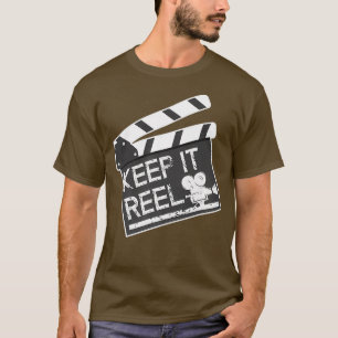 Camiseta Mantenha-o presente para cineastas e fãs de filmes