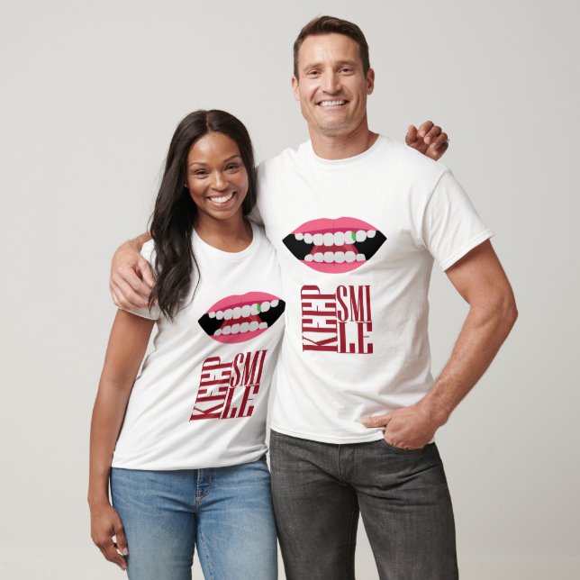 Camiseta mantenha o sorriso (Unissex)