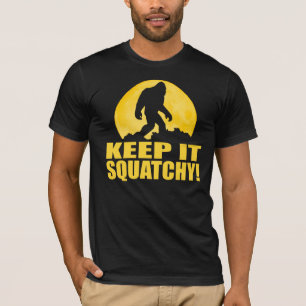 Camiseta MANTENHA-O SQUATCHY! LATIDO especial na edição d