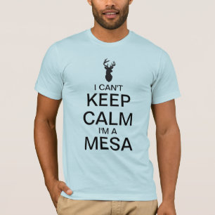 Camiseta Mantenha o t-shirt dos cervos da calma  