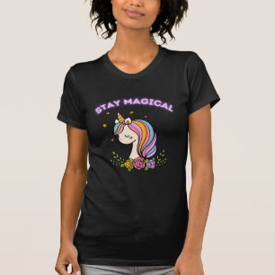 Camiseta Mantenha o Unicórnio Mágico