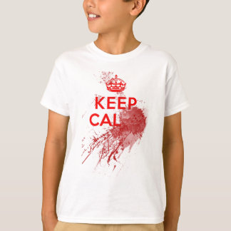 Camiseta Mantenha o zombi sangrento calmo