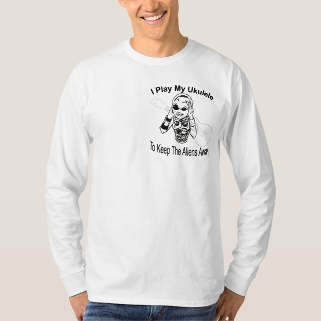 Camiseta Mantenha os aliens ausentes! (Frente)