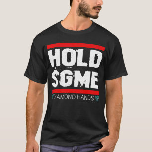 Camiseta Mantenha os diamantes GME à mão contra o mercado d