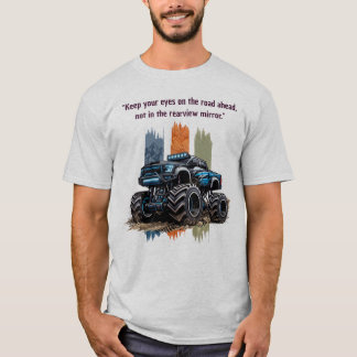 Camiseta "Mantenha os Olhos na Estrada" Aventura Monstro