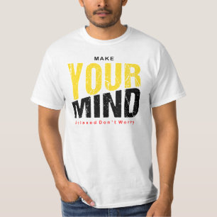 Camiseta Mantenha ou design seu próprio T-Shirt