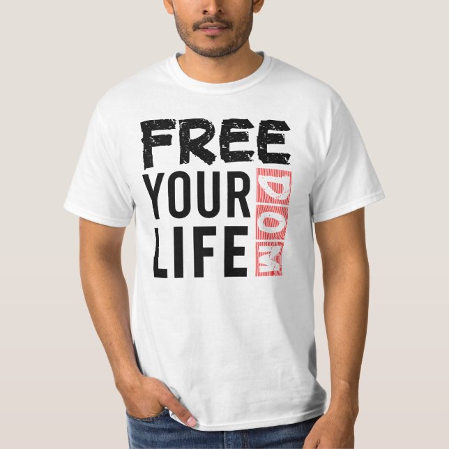 Camiseta Mantenha ou design seu próprio T-Shirt (Frente)