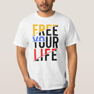 Camiseta Mantenha ou design seu próprio T-Shirt